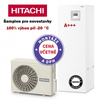 HITACHI pro topení a ohřev vody 4,3 - 8 kW