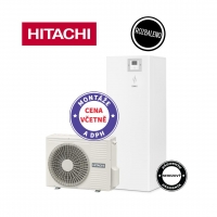 HITACHI LITE tepelné čerpadlo pro topení a ohřev vody 4,3 kW (rozbaleno)